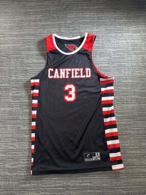 Champro Canfield Cardinals Reversible Basketball Jersey #3 Adult S